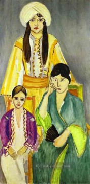 Fauvismus Werke - Drei Schwestern Triptychon Linker Teil Fauvist